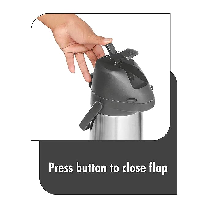 Milton Pinnacle 2500 Thermosteel 24 Hours Hot or Cold Dispenser, 2500 ml, Silver Milton Pinnacle 2500 Thermosteel 24 Hours Hot or Cold Dispenser, 2500 ml, Silver